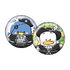 Happyくじ「Sanrio characters Halloween 2025」缶バッジSET賞：タキシードサム、あひるのペックル（C）2025 SANRIO CO., LTD. APPROVAL NO. E25080701