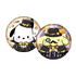 Happyくじ「Sanrio characters Halloween 2025」缶バッジSET賞：ポチャッコ、ポムポムプリン（C）2025 SANRIO CO., LTD. APPROVAL NO. E25080701