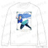 リブ付ロングスリーブTシャツ