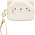 すみっコぐらしコレクション「ぬいぐるみリール付パスケース ねこ」（C）2025 SAN-X CO., LTD. ALL RIGHTS RESERVED.