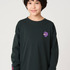 ポケットモンスター×グラニフ「ゴース＆ゴースト＆ゲンガー｜キッズビッグシルエット長袖Tシャツ」着用イメージ（C）Nintendo・Creatures・GAME FREAK・TV Tokyo・ShoPro・JR Kikaku （C）Pokemonゴース＆ゴースト＆ゲンガー｜キッズビッグシルエット長袖Tシャツ」