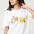 ポケットモンスター×グラニフ「ピカチュウ＆ミミッキュ＆パモ＆ワッカネズミ｜Tシャツ」着用イメージ（C）Nintendo・Creatures・GAME FREAK・TV Tokyo・ShoPro・JR Kikaku （C）Pokemon