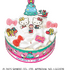 ハローキティ クリスマス アイスクリームケーキ