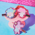 ラメアクリルヘアクリップセット