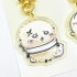 「ちいかわ ぷっくりったいペアキーホルダー」ラッコ＆うさぎ