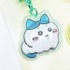 「ちいかわ ぷっくりったいペアキーホルダー」ハチワレ＆うさぎ