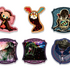 「魔法少女まどか☆マギカ in NAMJATOWN」アクリル魔女ステッカーコレクション（全10種）※ランダム封入