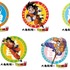 「丸亀製麺ドラゴンボールZ　オリジナルクリアステッカー」 全5種