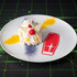「機動戦士Gundam GQuuuuuuX Cafe －each choice of justice－」両SIDE共通デザート「ガンダム（GQ） のモンブラン」