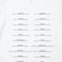 ユニクロ「Disney x Formula 1 UT」MEN　カラー：00 WHITE　BACK