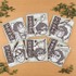 千社札ミニタオル各種　935円（六年生）