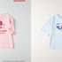 サンリオキャラクターズ×ライトオン　「プリントTシャツ（KIDS）」ピンク（マイメロディ）、サックス（シナモロール）