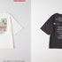 サンリオキャラクターズ×ライトオン　「バックプリントTシャツ（KIDS）」ホワイト（サンリオキャラクターズ）、ダークグレー（同）