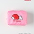 サンリオキャラクターズ×ライトオン　「フェイス刺繍ポーチ」ピンク（マイメロディ）
