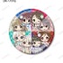 「集合 B ちびキャラ レース着物ver. グリッター缶バッジ AMNIBUS＆アニメイト限定特典」