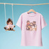 GIRLS モンチッチ UT カラー: 10 PINK