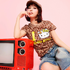 (ハローキティ) Face Tシャツ