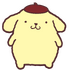 ポムポムプリン、魚べいでおしごと中