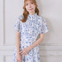 Areeam Disney Collection「Disney Princess」ジュイ柄ピンタックワンピース　着用イメージ