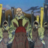 春アニメ『日本三國』第6話「開戦前夜」場面写真（C）松木いっか／小学館／日本三國製作委員会