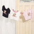 【HELLO KITTY】グリッターロゴミニTシャツ