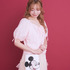 Areeam Disney Collection「Mickey＆Minnie」ミッキー/フェイスポシェット（Off White）使用イメージ