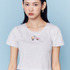 MINI LACE T/S / グレー