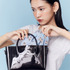 CLEAR SHOULDER BAG / ブラック