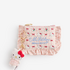 【Cath Kidston × Hello Kitty】 フリルティッシュポーチ＆マスコットチャームセット