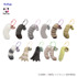 E賞：猫じゃらしっぽキーホルダー（全11種／ランダム／各種しっぽ：約8cm、アクリル：約2.7~3.5 cm）