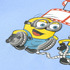 GU「KIDSグラフィックT MINIONS」カラー：62 BLUE　部分アップ