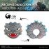 GODZILLA 2WAY ネックピロー&クッション