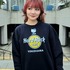 ハードロックカフェ 「Hello Kitty Collection」横浜店 Hello Kitty Crewneck Sweatshirt　着用イメージ