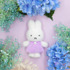 Flower Miffy ほわほわマスコットキーチェーン コスモスパープル ※画像はイメージです