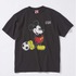 JOURNAL STANDARD「MICKEY MOUSE / ミッキー マウス 別注 サッカー プリント Tシャツ ブラック」