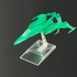 『ヤマトよ永遠に REBEL3199』Blu-ray & DVD 第6巻メカコレクション[試製空間戦闘攻撃機 コスモパイソンクリアブルーグリーン