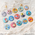 「Disney Characters 刺繍缶バッジビスケット3」
