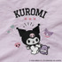 unify × Sanrio characters「クロミが刺繍されたミニポシェット SUPK-03K」ラベンダーの部分アップ