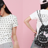 ハローキティ×ALAND　ラインストーンリボンキャップ、ラインストーンチビＴシャツ、ＡロゴＴシャツ、ドットナップサック