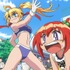 夏アニメ『炎の闘球女 ドッジ弾子』第1話「炎の闘球女！一撃弾子！」先行カット