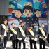 渋谷に“雷警報”発生!? アニメ『サンダー３』放送開始日に渋谷をジャック！学ラン33人が大捜索、カミナリがスペシャルネタ披露