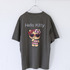 HELLO KITTY×VIS　「日焼けデザイン ハローキティビッグTシャツ Charcoal」背面