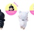 「HIPPERS Monchhichi DECORATIVE MINI FIGURES COLORS:Wink Series」