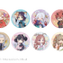 「超かぐや姫！ × andGALLERY Collaboration Cafe」　トレーディング場面写缶バッジ（全8種）