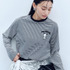 【ポチャッコ】裾ドロストボーダーロングTシャツ