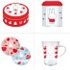 りんごジャムサンドクッキー缶、アクリルコースター、アップルキャラメル紅茶缶、耐熱グラスマグ