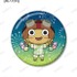 チキチータ ちびキャラ 夏祭りver. 75mmグリッター缶バッジ AMNIBUS＆アニメイト限定特典