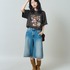 “HELLO KITTY” Giddy Upコラージュ プリントTシャツ　¥5,995 tax in