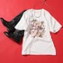 “HELLO KITTY” Giddy Upコラージュ プリントTシャツ　¥5,995 tax in