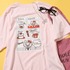 “HELLO KITTY”目隠し コミックプリントTシャツ　¥5,995 tax in